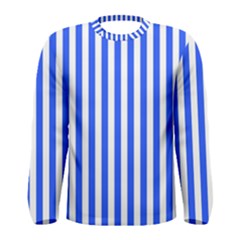 Blue Stripes, Sticker, Stickers Men s Long Sleeve T-shirt