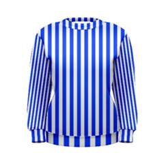 Blue Stripes, Sticker, Stickers Women s Sweatshirt