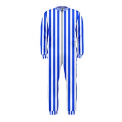 Blue Stripes, Sticker, Stickers Onepiece Jumpsuit (kids)