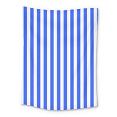 Blue Stripes, Sticker, Stickers Medium Tapestry