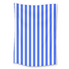 Blue Stripes, Sticker, Stickers Large Tapestry