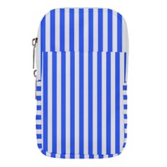 Blue Stripes, Sticker, Stickers Waist Pouch (large) by kyorashop23