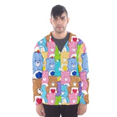 Care Bears, Adorable, Art Men s Hooded Windbreaker