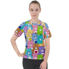 Care Bears, Adorable, Art Women s Sport Raglan T-shirt