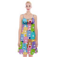 Care Bears, Adorable, Art Spaghetti Strap Velvet Dress