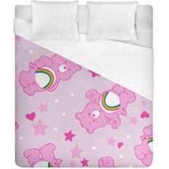 Cheer Bear Pink, Care, Care Bears, Cartoon Duvet Cover (california King Size) by kyorashop23