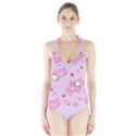 Cheer Bear Pink, Care, Care Bears, Cartoon Halter Swimsuit View1