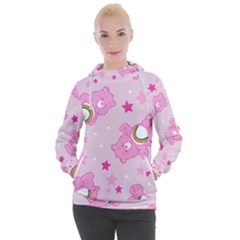 Cheer Bear Pink, Care, Care Bears, Cartoon Women s Hooded Pullover