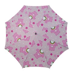 Cheer Bear Pink, Care, Care Bears, Cartoon Golf Umbrellas by kyorashop23