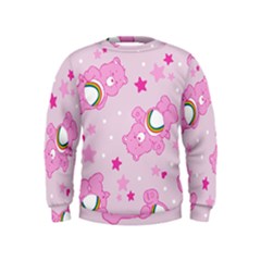 Cheer Bear Pink, Care, Care Bears, Cartoon Kids  Sweatshirt