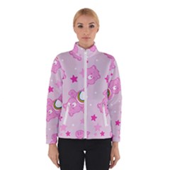 Cheer Bear Pink, Care, Care Bears, Cartoon Women s Bomber Jacket