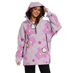 Cheer Bear Pink, Care, Care Bears, Cartoon Women s Ski And Snowboard Waterproof Breathable Jacket by kyorashop23