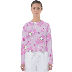 Cheer Bear Pink, Care, Care Bears, Cartoon Women s Slouchy Sweat