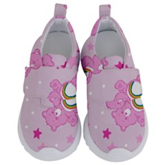 Cheer Bear Pink, Care, Care Bears, Cartoon Kids  Velcro No Lace Shoes by kyorashop23