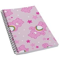 Cheer Bear Pink, Care, Care Bears, Cartoon 5 5  X 8 5  Notebook by kyorashop23