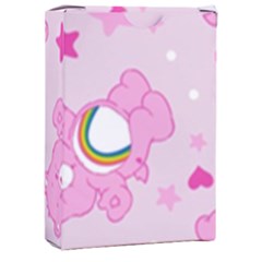 Cheer Bear Pink, Care, Care Bears, Cartoon Playing Cards Single Design (rectangle) With Custom Box