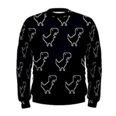 Cute Black, Dinosaur Men s Sweatshirt