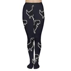 Cute Black, Dinosaur Tights