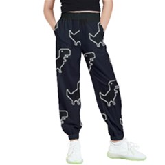 Cute Black, Dinosaur Kids  Joggers by kyorashop23