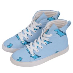 Dinosaur , Cute, Pastel, Men s Hi-top Skate Sneakers by kyorashop23