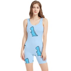 Dinosaur , Cute, Pastel, Women s Wrestling Singlet by kyorashop23