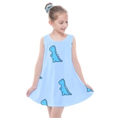 Dinosaur , Cute, Pastel, Kids  Summer Dress by kyorashop23