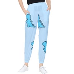 Dinosaur , Cute, Pastel, Women s Tapered Pants by kyorashop23