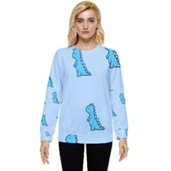 Dinosaur , Cute, Pastel, Hidden Pocket Sweatshirt