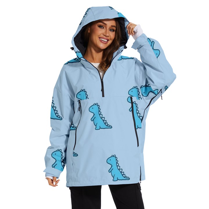 Dinosaur , Cute, Pastel, Women s Ski and Snowboard Waterproof Breathable Jacket