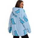 Dinosaur , Cute, Pastel, Women s Ski and Snowboard Waterproof Breathable Jacket View4