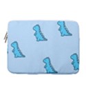 Dinosaur , Cute, Pastel, 14  Vertical Laptop Sleeve Case With Pocket View1