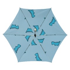 Dinosaur , Cute, Pastel, Automatic Folding Umbrella With Case (small) by kyorashop23