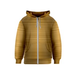 Gold, Desenho, Golden, Metal, Shiny, Kids  Zipper Hoodie