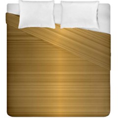 Gold, Desenho, Golden, Metal, Shiny, Duvet Cover Double Side (king Size) by kyorashop23