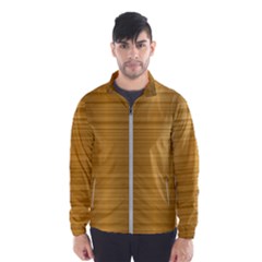 Gold, Desenho, Golden, Metal, Shiny, Men s Windbreaker