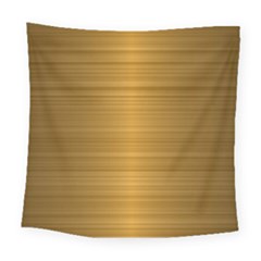 Gold, Desenho, Golden, Metal, Shiny, Square Tapestry (large)