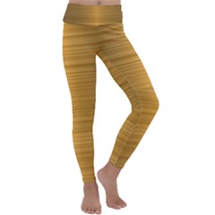 Gold, Desenho, Golden, Metal, Shiny, Kids  Lightweight Velour Classic Yoga Leggings by kyorashop23