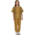 Gold, Desenho, Golden, Metal, Shiny, Kids  T-Shirt and Pants Sports Set View1