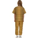 Gold, Desenho, Golden, Metal, Shiny, Kids  T-Shirt and Pants Sports Set View4