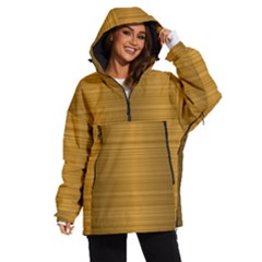 Gold, Desenho, Golden, Metal, Shiny, Women s Ski And Snowboard Waterproof Breathable Jacket by kyorashop23