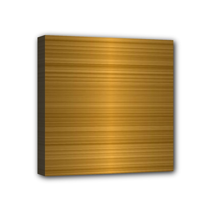 Gold, Desenho, Golden, Metal, Shiny, Mini Canvas 4  x 4  (Stretched)