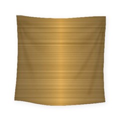 Gold, Desenho, Golden, Metal, Shiny, Square Tapestry (small)