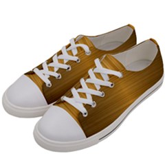 Gold, Desenho, Golden, Metal, Shiny, Men s Low Top Canvas Sneakers by kyorashop23