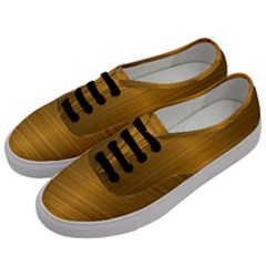 Gold, Desenho, Golden, Metal, Shiny, Men s Classic Low Top Sneakers by kyorashop23