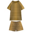 Gold, Desenho, Golden, Metal, Shiny, Kids  Swim T-Shirt and Shorts Set View1