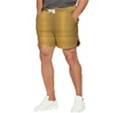 Gold, Desenho, Golden, Metal, Shiny, Men s Runner Shorts View3