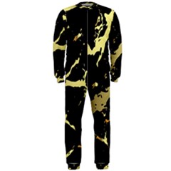 Marble Black, Kiss, Gold, Pretty Onepiece Jumpsuit (men)