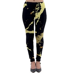 Marble Black, Kiss, Gold, Pretty Lightweight Velour Leggings by kyorashop23