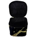 Marble Black, Kiss, Gold, Pretty Make Up Travel Bag (Small) View3