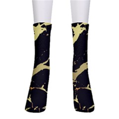 Marble Black, Kiss, Gold, Pretty Crew Socks by kyorashop23